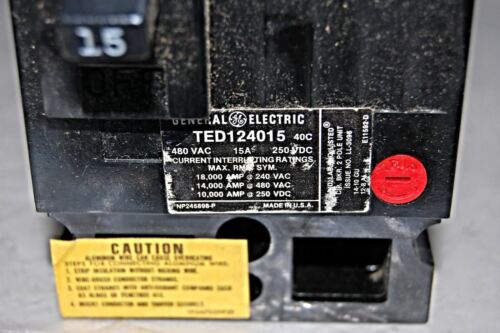 GE TED124015 Circuit Breaker