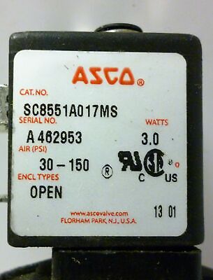 ASCO SC8551A017MS Solenoid Valve