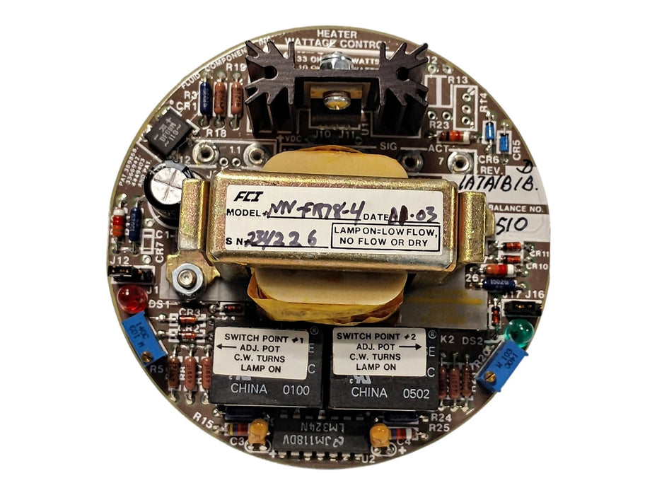 Fluid Components MV-FR78-4 Flow Switch