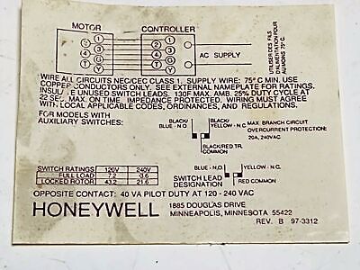 Honeywell M944B-1175 Tradeline Modutrol Motor