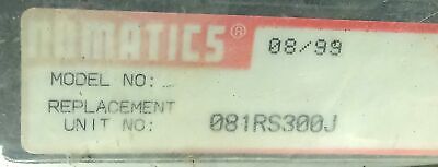 Numatics 081RS300J Manual Pneumatic Regulator w/ Pressure Gauge