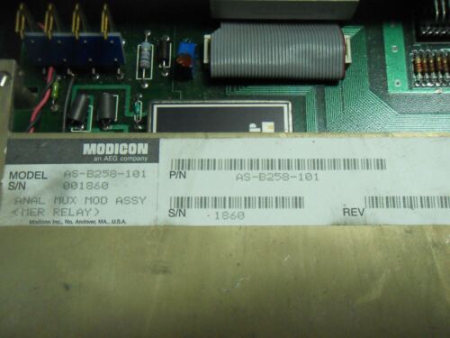 1 MODICON AS-B258-101 MEMORY RELAY