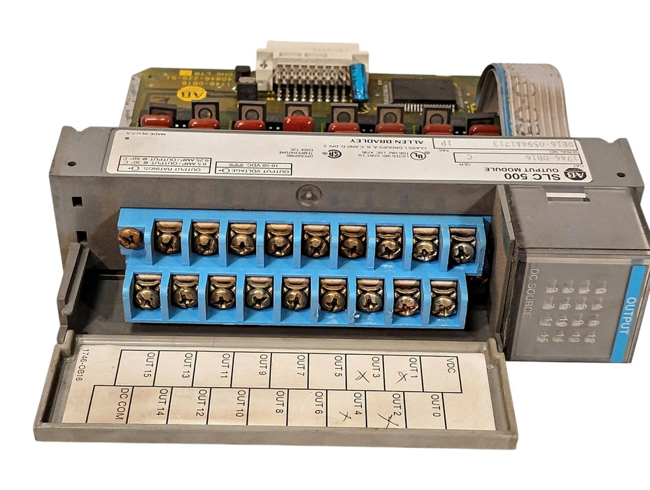 Allen-Bradley 1746-OB16 Series C 10-50 VDC Digital PLC Output Module