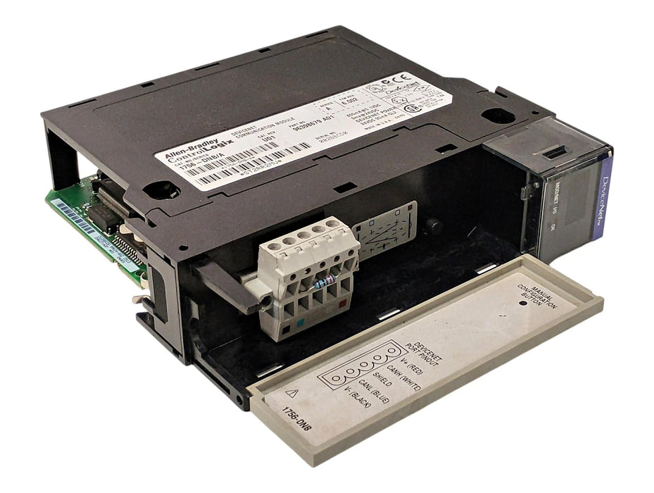 Allen-Bradley 1756-DNB Ser A CAT Rev U01 F/W Rev 6.002 24 VDC Digital PLC Module