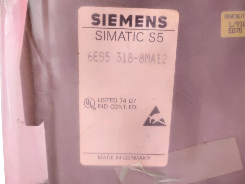 Siemens 6ES5 318-8MA12 24 V DC 2 A SIMATIC S5 Digital Output Module