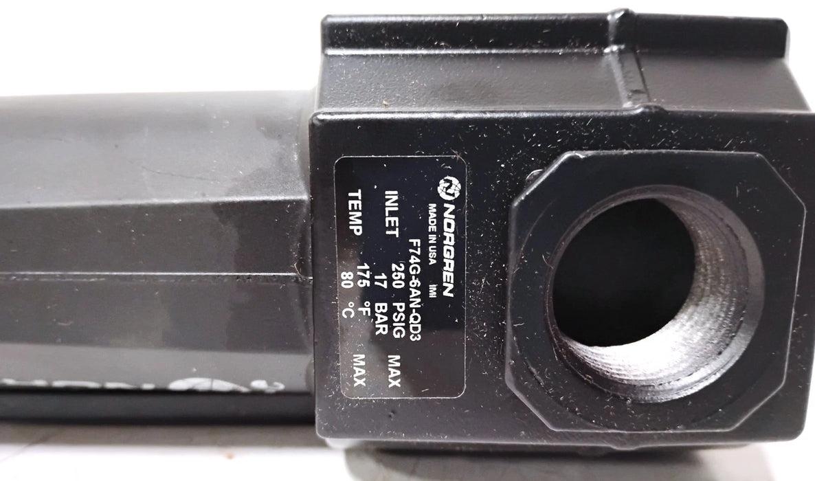 Norgren F74G-6AN-QD3 3/4" Port 250 PSI Pneumatic Filter