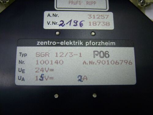 Zentro Elektrik Rexroth Power Supply Board 100142 / 5460025002