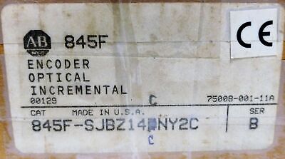 Allen-Bradley 845F-SJBZ14CNY2C Optical Incremental Encoder