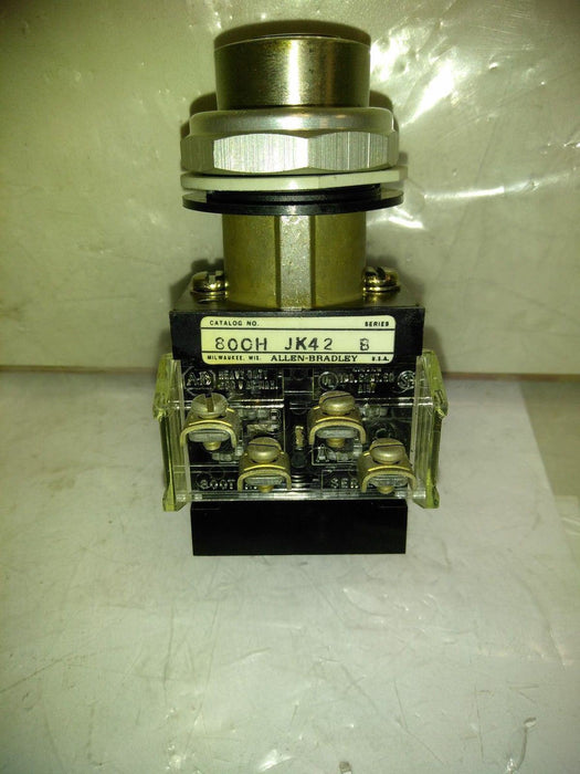 Allen-Bradley 800H-JK42 SELECTOR SWITCH 600V AC MAX 10A