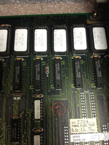 Gould MODICON C916-100 REV A CPU MODULE