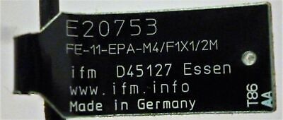 IFM Efector E20753 / FE-11-EPA-M4/F1X1/2M Fiber Optic Sensor
