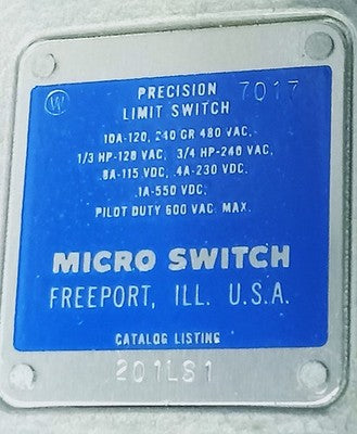 Microswitch 201LS1 120-480 V AC/115-550 V DC 10 A Rotary Gear Limit Switch
