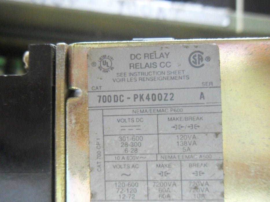 Allen-Bradley 700DC-PK400Z2 Relay