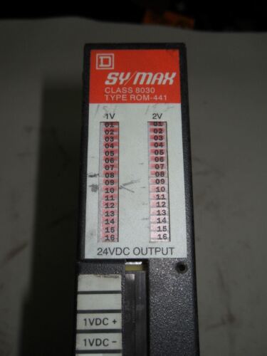 1 Square D SY/MAX ROM-441 SERIES F2 OUTPUT MODULE