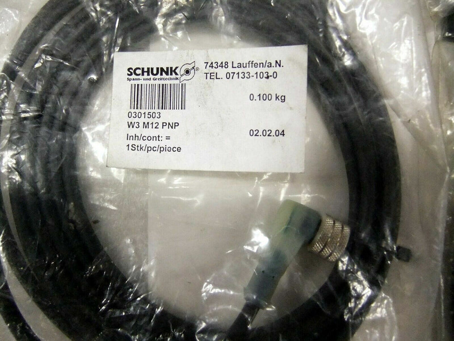 4 Schunk W3-M12-PNP Proximity Switch
