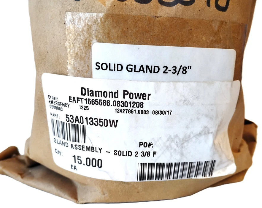 Diamond Power 53A013350W 2-3/8" Soot Blower Solid Gland Assembly