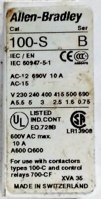 Allen-Bradley 100-C43D00 Contactor with a 100-S Suppressor