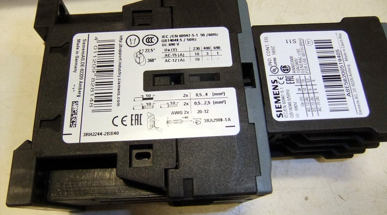 Siemens 3RH2244-2BB40 Contactor Relay