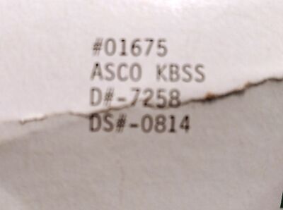 ASCO 164931 8318 Valve Repair Kit