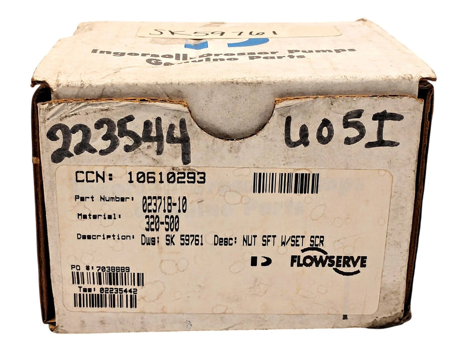 Ingersoll-Dresser Flowserve 023718-10 320-500 SK 59761 Pneumatic Fitting