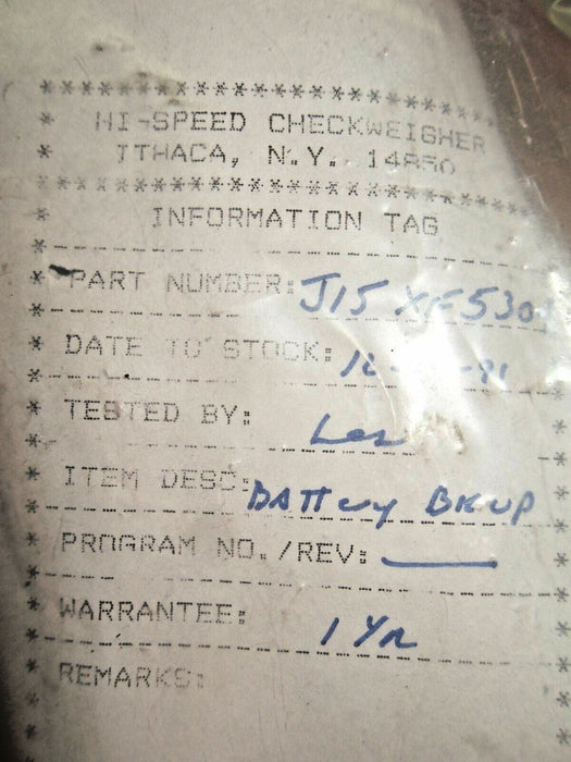 Hi Speed P-2-65-303 Battery Backup