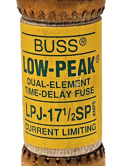 Bussmann LPJ-17-1/2SP 600 V AC 17.5 A Current-Limiting Time-Delay Fuses