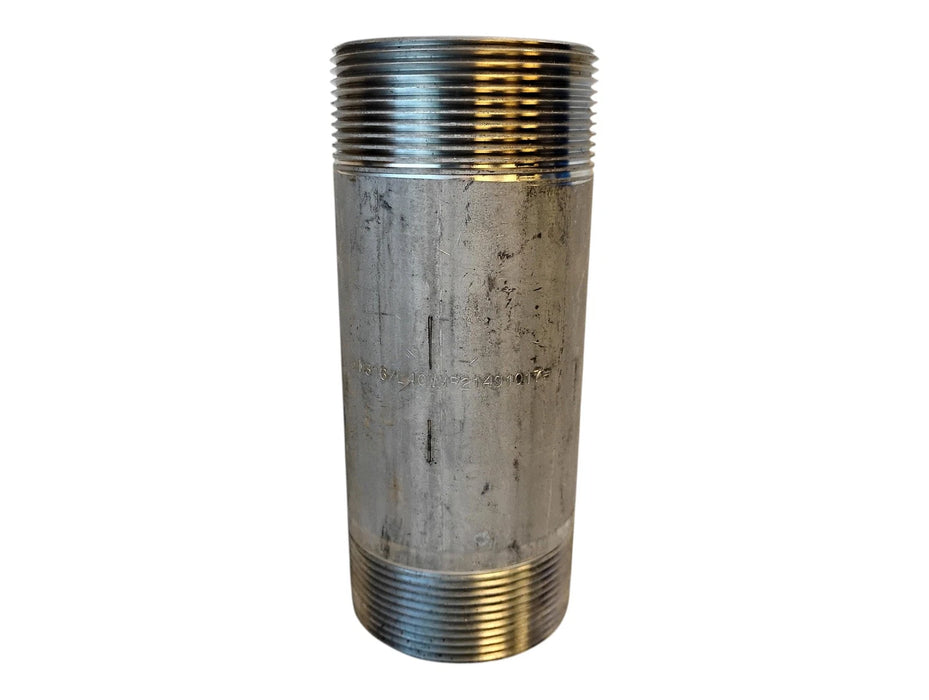 Merit Brass 6032-550 2" x 5-1/2" L MNPT Sch 40 316 Stainless Steel Pipe Nipple