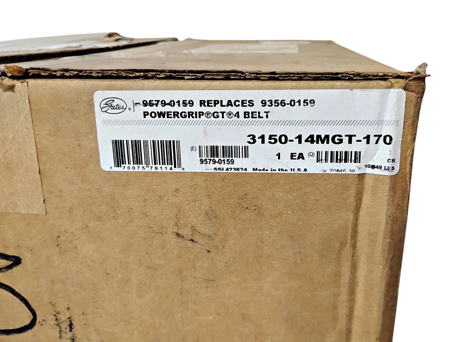 Gates 3150-14MGT-170 9579-0159 9356-0159 PowerGrip GT4 Belt