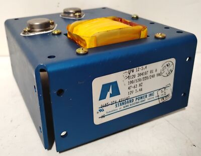 Acme Electric SPW-12-3.4 100/120/220/240 V AC 12 V 3.4 A Power Supply
