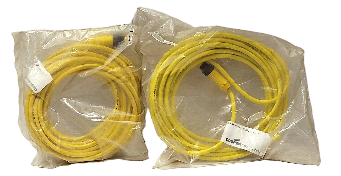 Crouse-Hinds 50002118-17 300 V 2 A PLC Cable w/ One 4-Pin Circular Connector