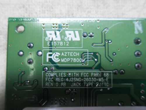 1 AZTECH MDP7800-U PC BOARD
