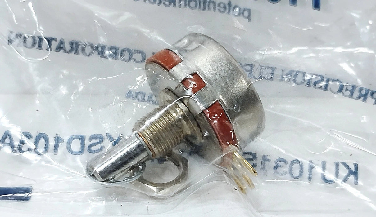 Precision Electronics KU1031S28/RV4NAYSD103A 10K Ohm Carbon Linear Potentiometer