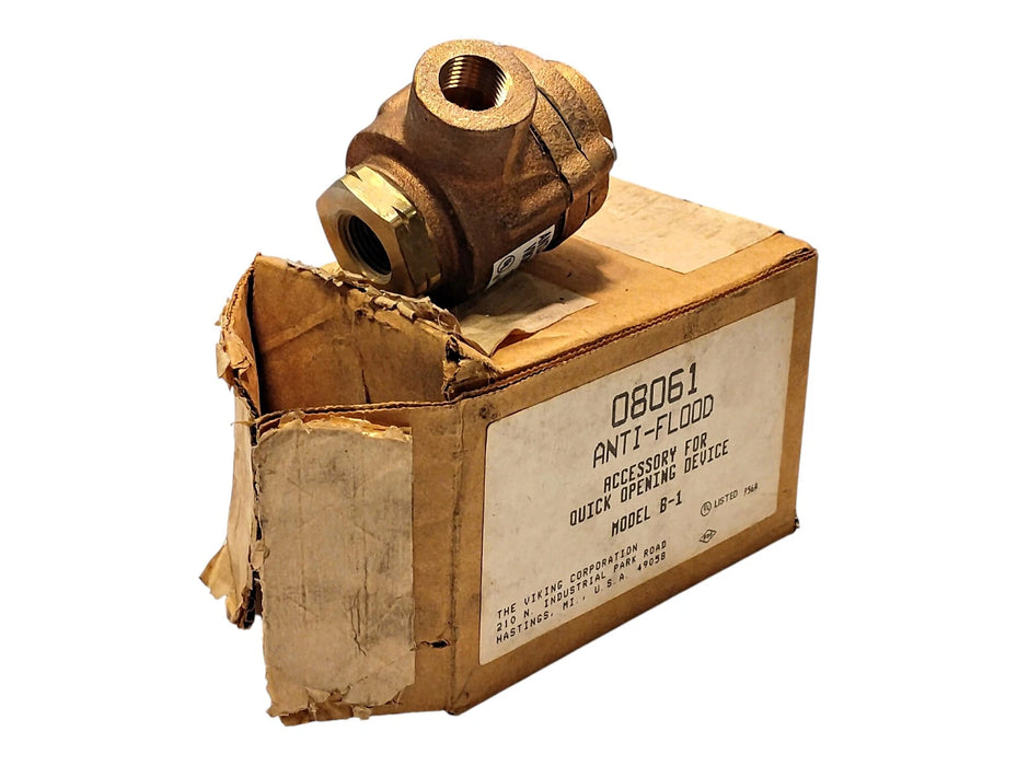 Viking B-1 08061 175 psi Anti-Flood Valve w/ 1/2 in NPT Ports