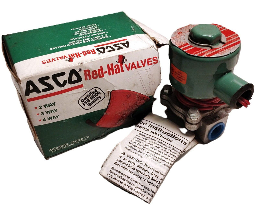 ASCO 8215C21 110/120 V AC 11.5 W 50 psi Solenoid Valve