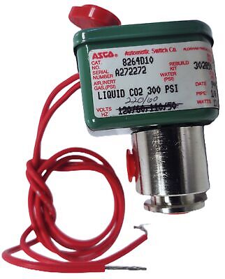 ASCO 8264D10 220VAC Solenoid Valve for Liquid CO‚ÇÇ