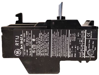 GE RT1J 690 V AC 1.8-2.7 A Adjustable Overload Protection Relay