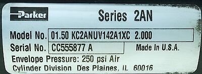 Parker 01.50KC2ANUV142A1XC2.000 01.50CH2ANUV1XA1.000 Pneumatic Cylinder Assembly