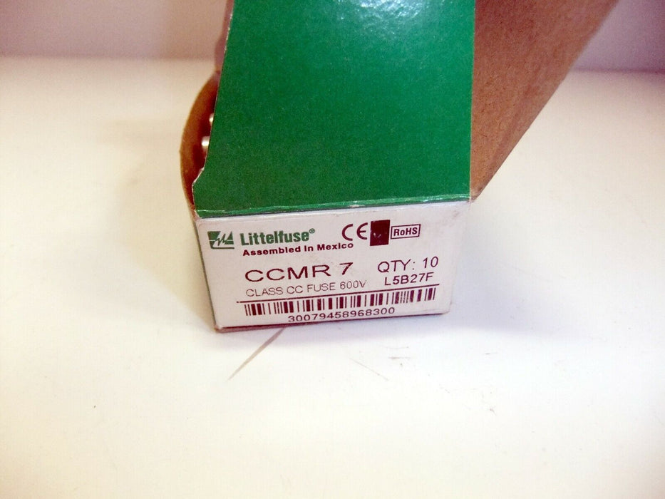 Box of 7 Littelfuse Midget Fuses CCMR6