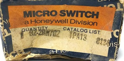 Honeywell Micro Switch BZ-2RN702 125/250/480 V AC 15 A Limit Switch w/ 1PA13 Kit