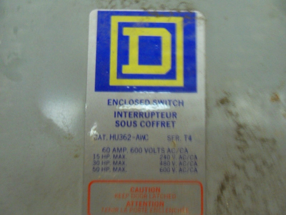 Square D HU362-AWC Disconnect