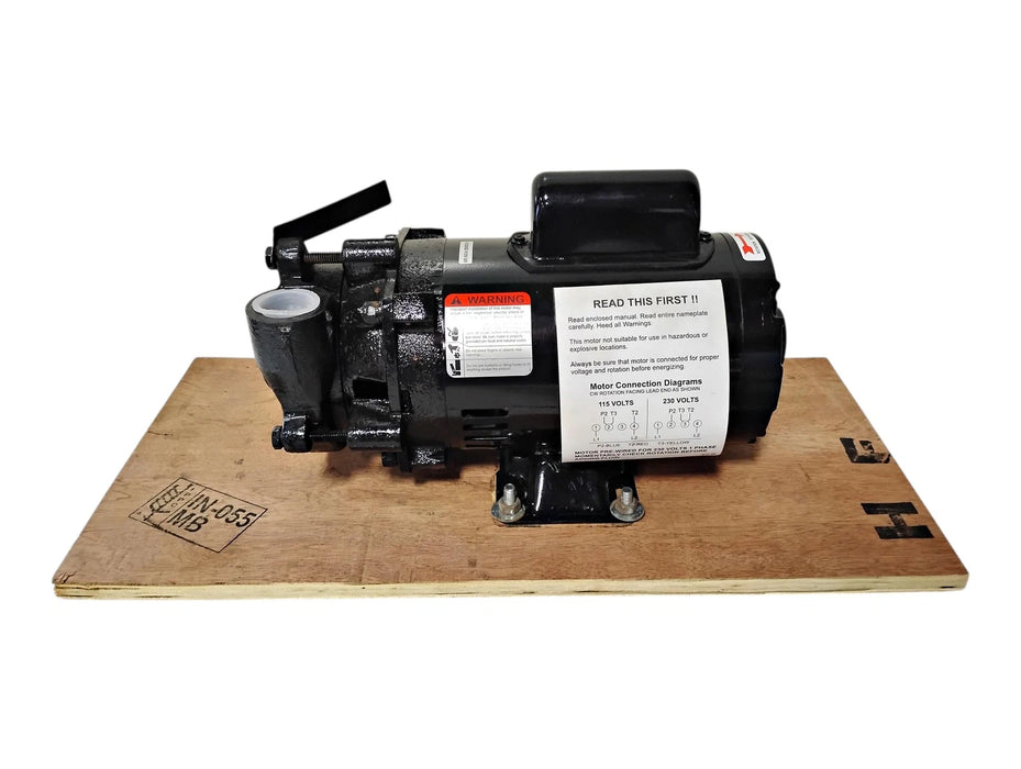 Dayton 2ZWP1A 2ZWP1 115/230 V 1/2 HP 3450 RPM Cast Iron Centrifugal Pump