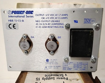 Power-One HBB15-1.5-A Linear Power Supply