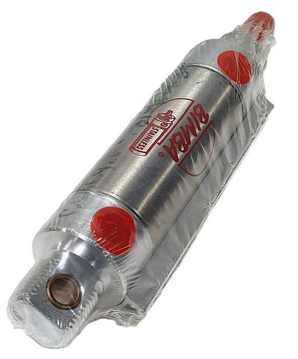 Bimba MRS-172-DXPZ Stainless Steel Pneumatic Cylinder w/ Heavy Duty Switch Track