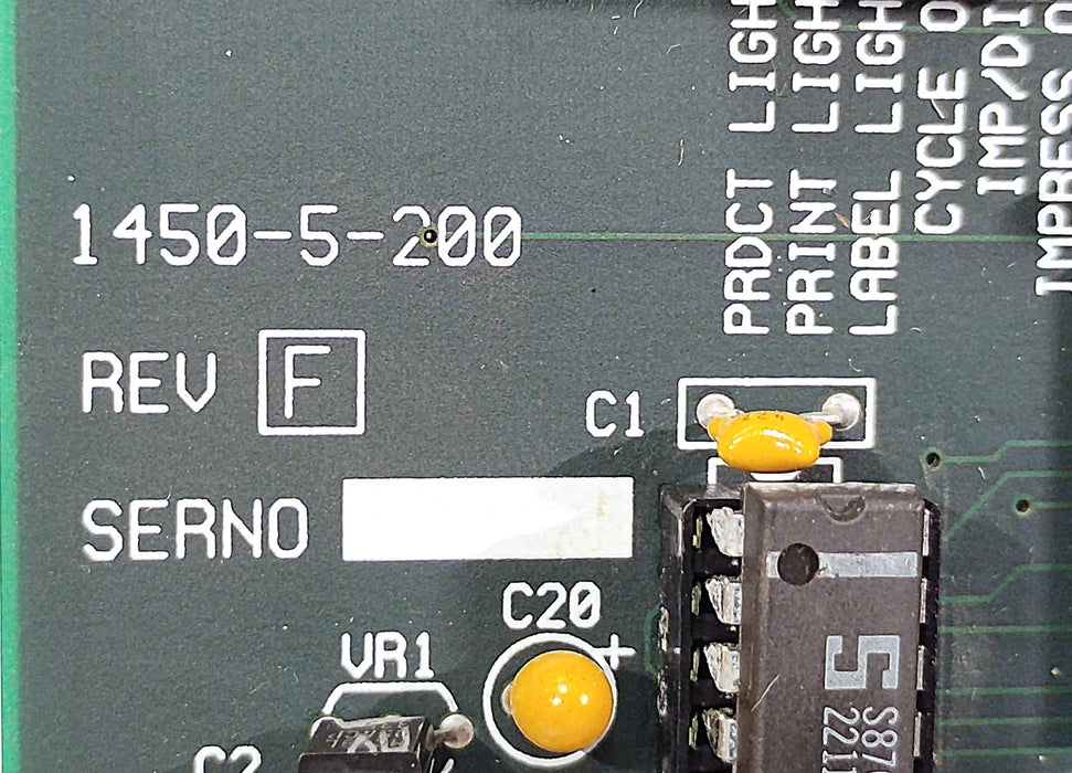 Dennison 1450-5-200 Rev F Printed Circuit Board