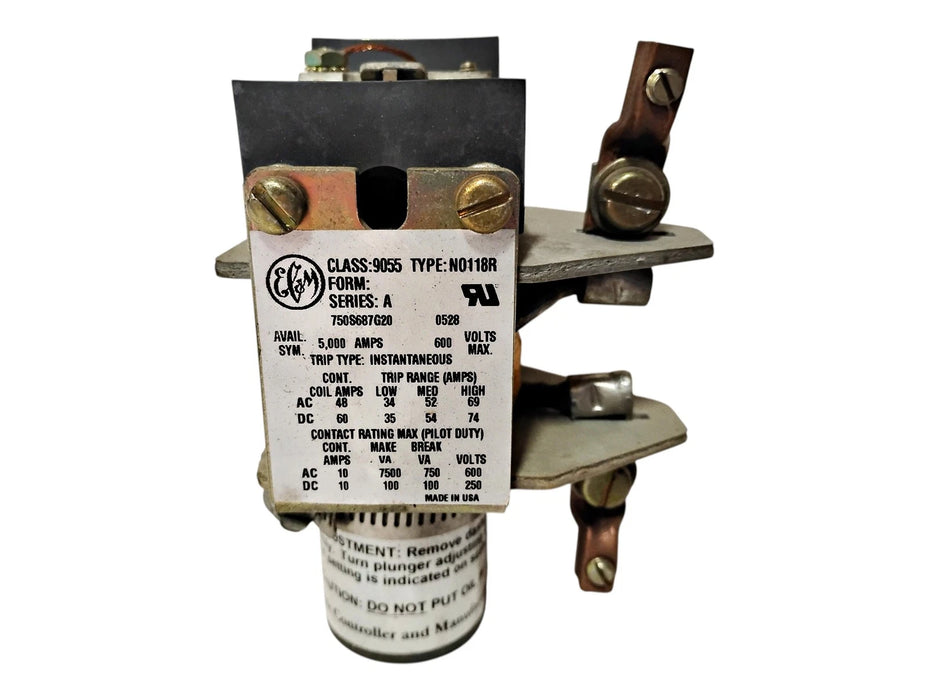 EC&M 9055 N0118R Magnetic Relay