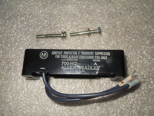1 Allen-Bradley 700-N12 CONTACT PROTECTOR NOISE PROTECTOR