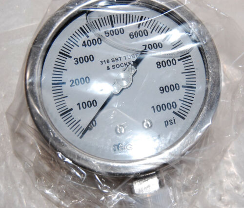 Marsh Bellofram H20990PE Hydraulic Gauge