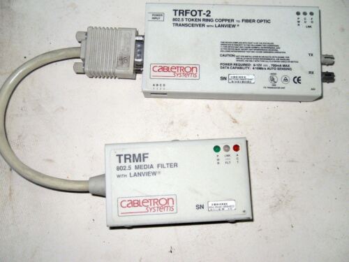 Cabletron Systems TRFOT-2 and TRMF Transceiver