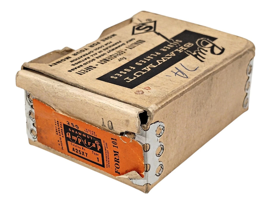 Shawmut A25X7-1 250 V AC/DC 7 A Current-Limiting Very Fast-Acting Fuses