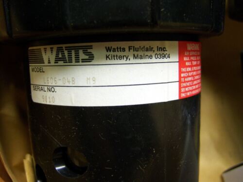 Watts Parker C10-04-FRLBJCB Filter Regulator
